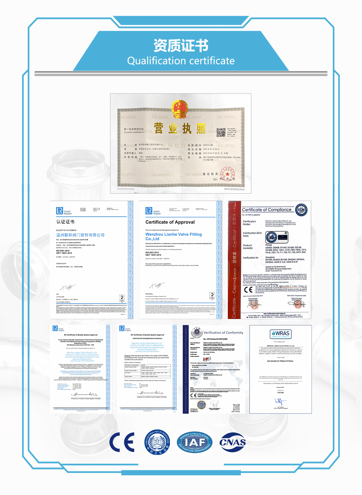Quality Certificates